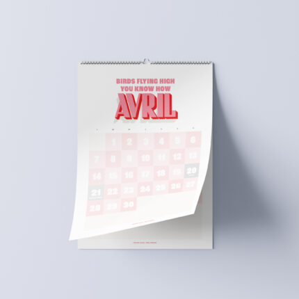 calendrier 2026, calendrier mural, christine sejean, graphisme, reims, liban