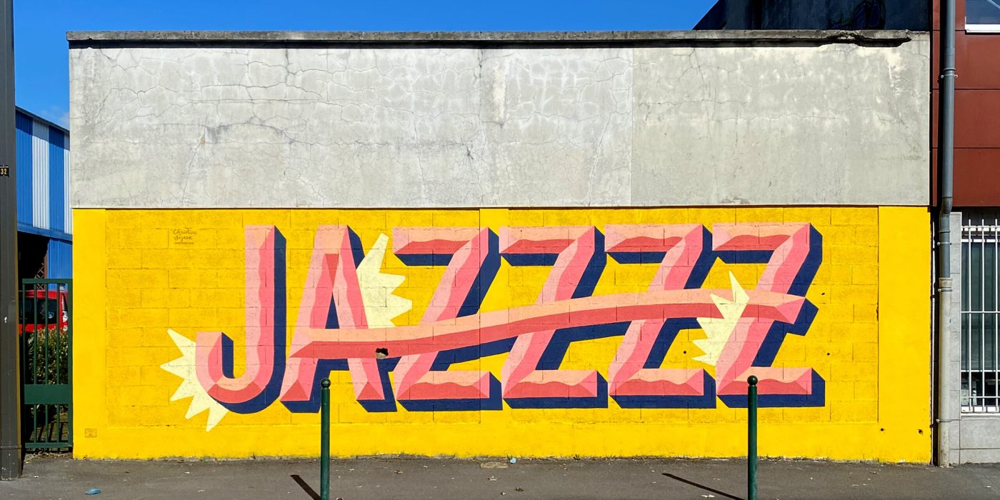 fresque, peinture, mural, christine sejean, jazz, reims